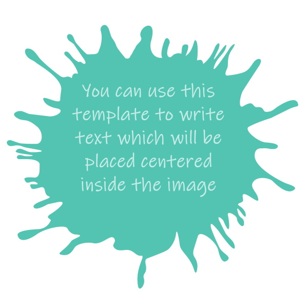Green Modern Art Blob Image with your free personal text