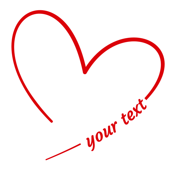 Red Heart Image/GIF with free personal text