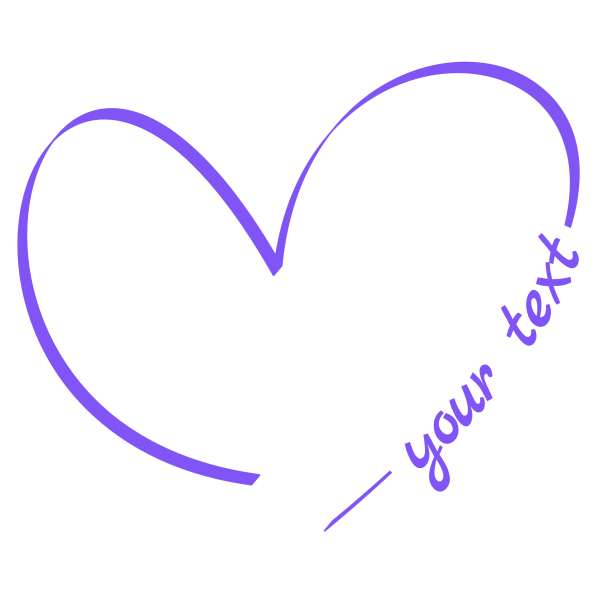 Heart 67: Blue Heart Image / GIF with free personal text